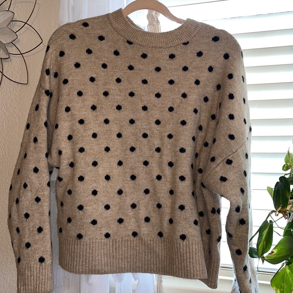 H&M polka dot sweater